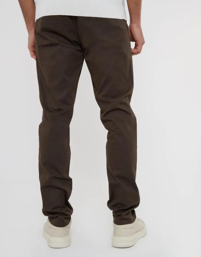 Men Brown Slim Fit Chino Trousers Threadbare Chinos Men Brown Slim Fit Chino Trousers Threadbare Chinos