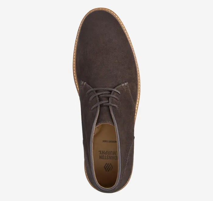 Men Calder Chukka Brown Oiled Suede JohnstonandMurphy Boots