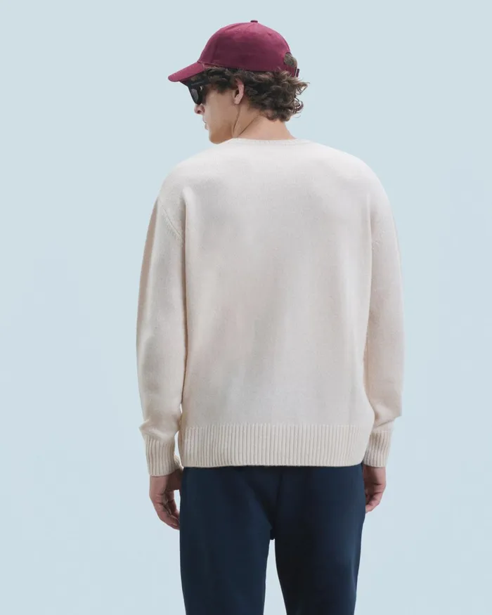 Men Cashmere Sweaters From Future Crewneck Sweater Sand