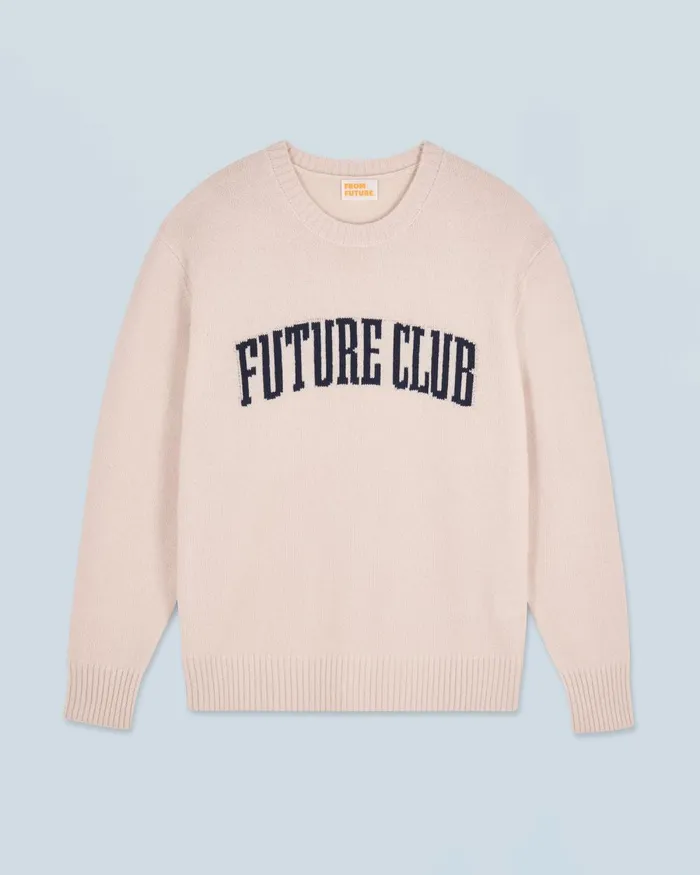 Men Cashmere Sweaters From Future Crewneck Sweater Sand