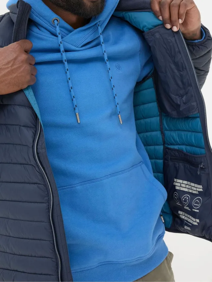 Men Coats and Jackets Fat Face Blue Dartmouth Jacket