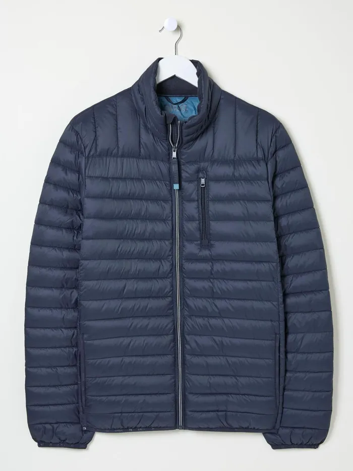 Men Coats and Jackets Fat Face Blue Dartmouth Jacket