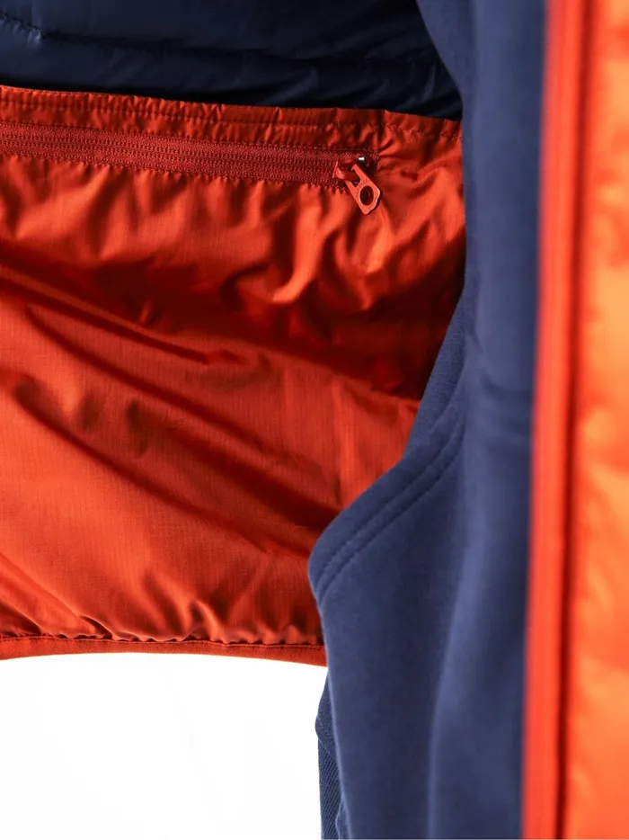 Men Coats and Jackets Fat Face Falmouth Orange Puffer Gilet