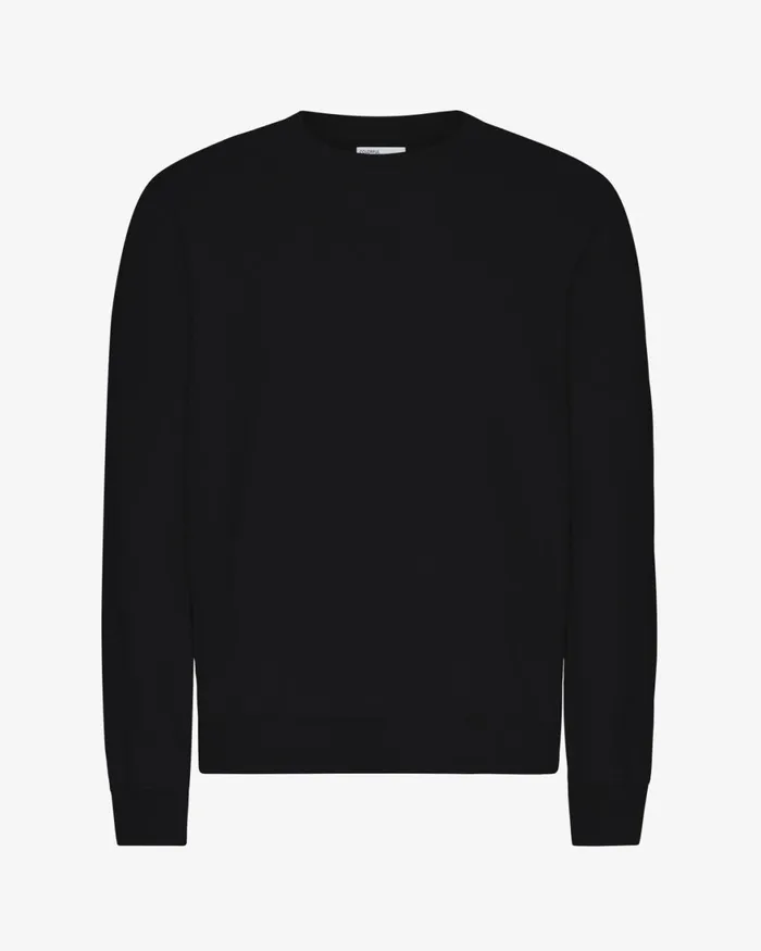 Men Crewneck Sweatshirts Colorful Standard Classic Organic Crew Deep Black