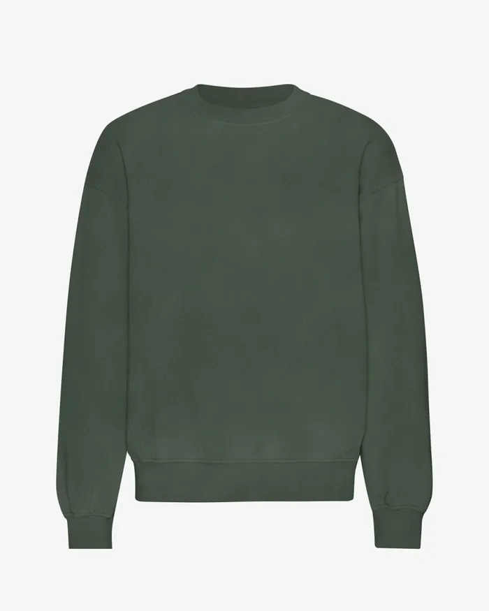 Men Crewneck Sweatshirts Colorful Standard Organic Oversized Crew Midnight Forest Men Crewneck Sweatshirts Colorful Standard Organic Oversized Crew Midnight Forest