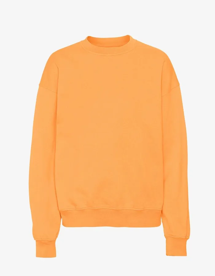 Men Crewneck Sweatshirts Colorful Standard Organic Oversized Crew Sandstone Orange Men Crewneck Sweatshirts Colorful Standard Organic Oversized Crew Sandstone Orange