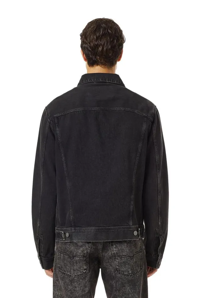 Men DBarcy Trucker Jacket Blackdark Grey Diesel Outerwear And Jackets Men DBarcy Trucker Jacket Blackdark Grey Diesel Outerwear And Jackets