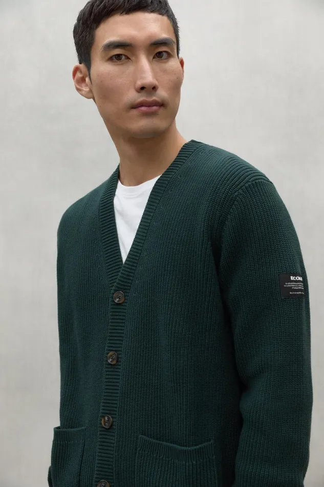 Men Dark Green Seyal Sweater Ecoalf Knitwear