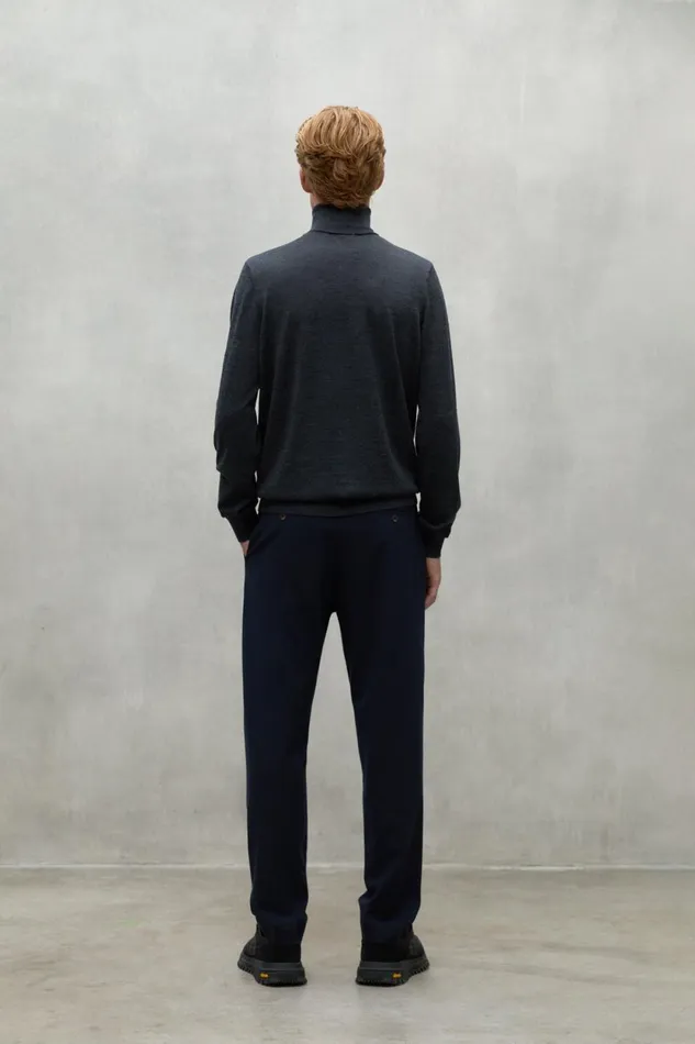 Men Dark Grey Sauco Sweater Ecoalf Knitwear