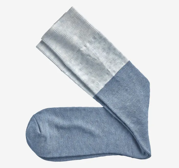 Men Diamond Colorblock Socks Blue Multi JohnstonandMurphy Socks