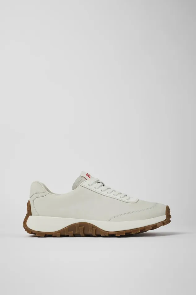 Men Drift Trail VIBRAM White Leather And Textile Sneakers Camper Sneakers Men Drift Trail VIBRAM White Leather And Textile Sneakers Camper Sneakers