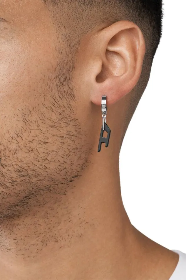 Men Dx1418 Blacksilver Diesel Jewelry Men Dx1418 Blacksilver Diesel Jewelry
