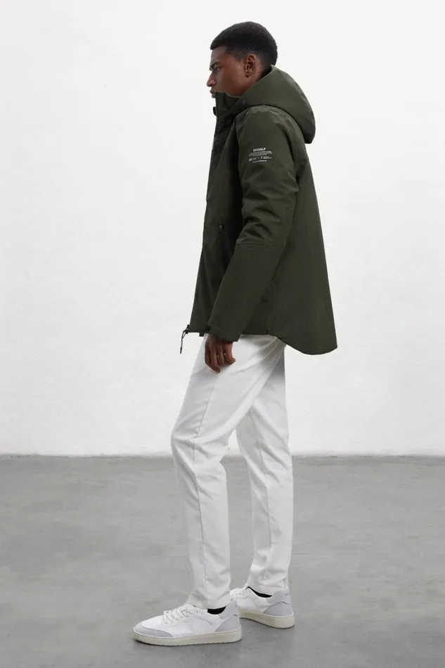 Men Green Aktua Jacket Ecoalf Coats And Jackets