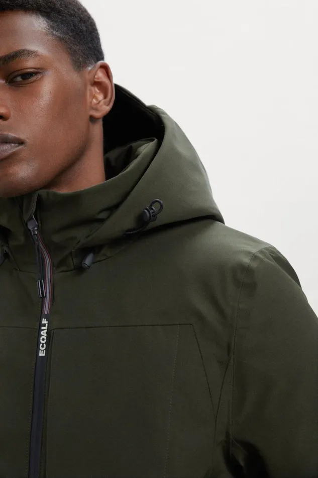 Men Green Aktua Jacket Ecoalf Coats And Jackets