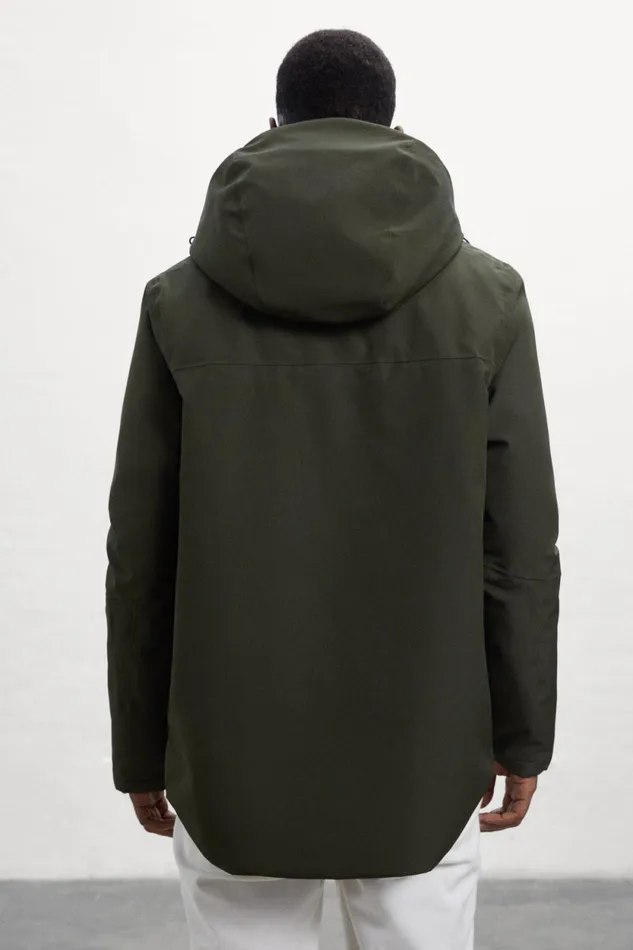 Men Green Aktua Jacket Ecoalf Coats And Jackets