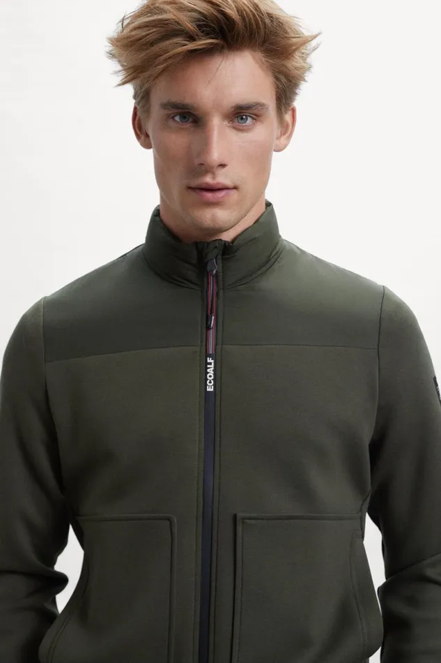 Men Green Bezea Sweatshirt Ecoalf Sweatshirts