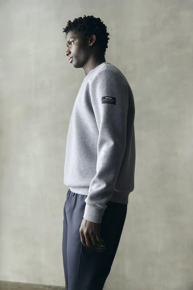 Men Grey Arles Sweatshirt Ecoalf Sweatshirts