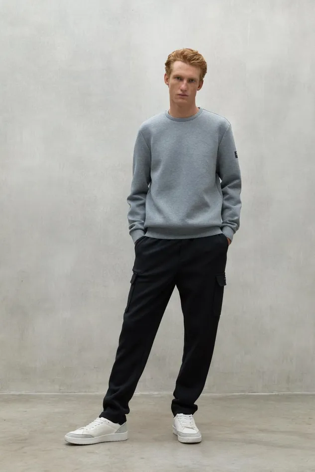 Men Grey Arles Sweatshirt Ecoalf Sweatshirts