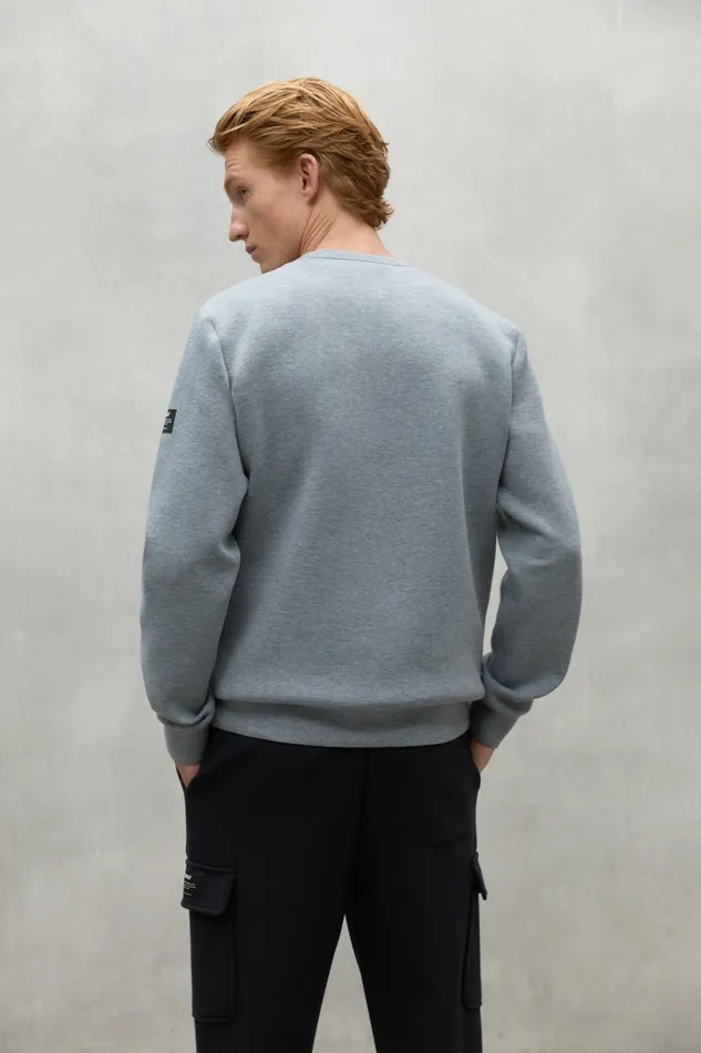 Men Grey Arles Sweatshirt Ecoalf Sweatshirts