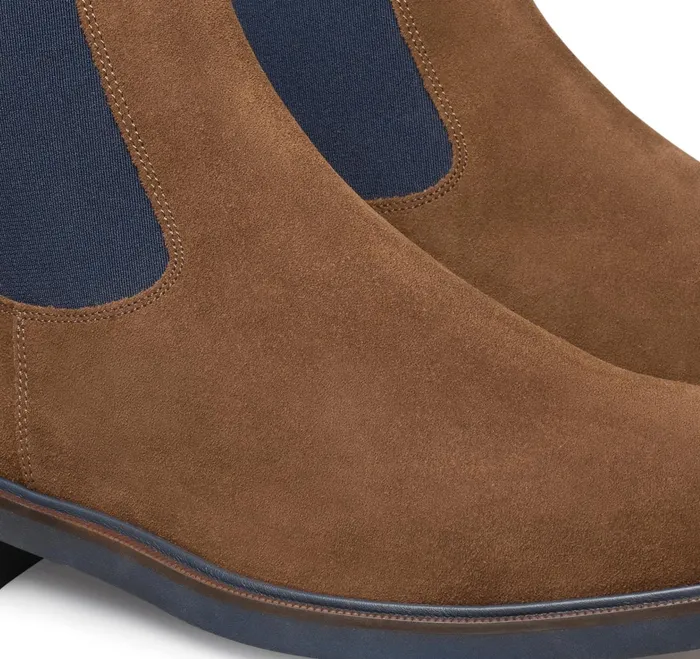 Men Hartley Chelsea Boot Snuff Italian Suede JohnstonandMurphy Boots Men Hartley Chelsea Boot Snuff Italian Suede JohnstonandMurphy Boots