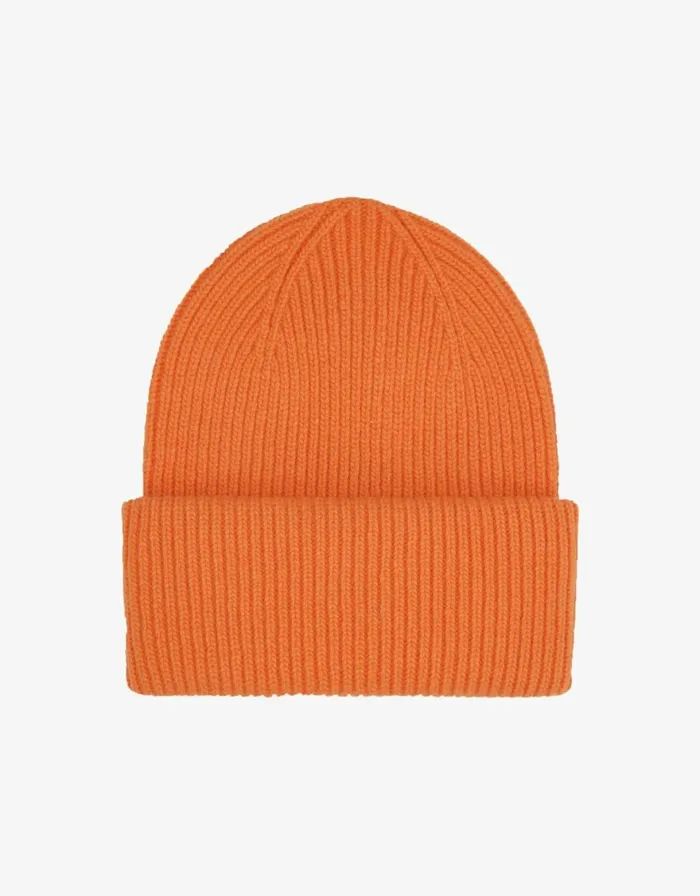 Men Hats Colorful Standard Merino Wool Hat Burned Orange