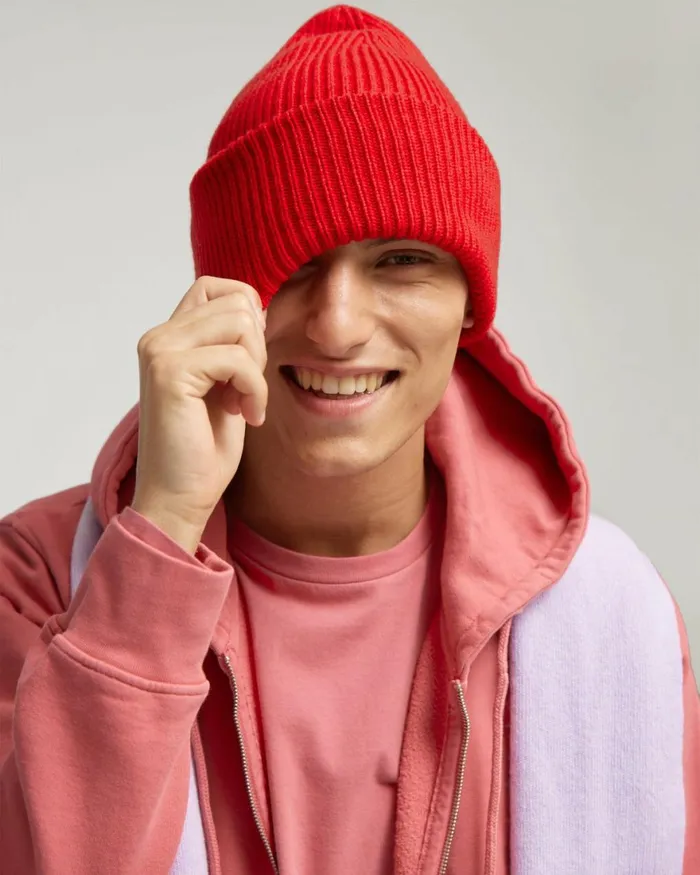Men Hats Colorful Standard Merino Wool Hat Soft Lavender