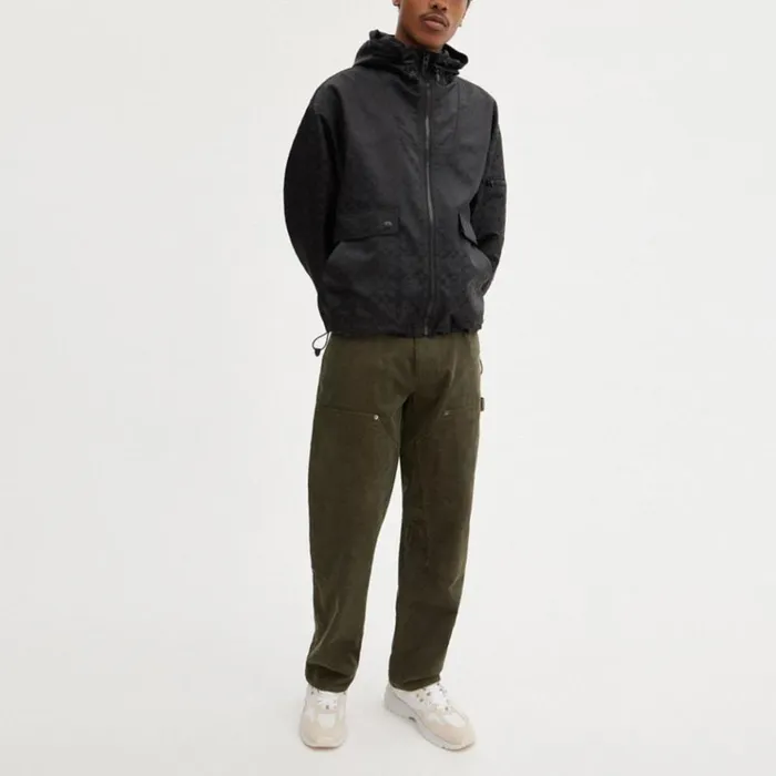 Men Jackets and Outerwear Coach Signature Windbreaker Black