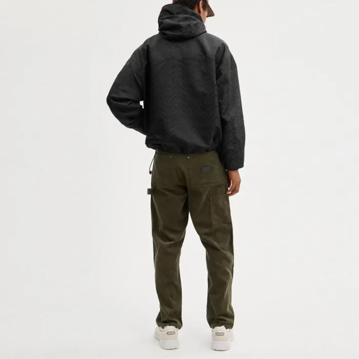 Men Jackets and Outerwear Coach Signature Windbreaker Black