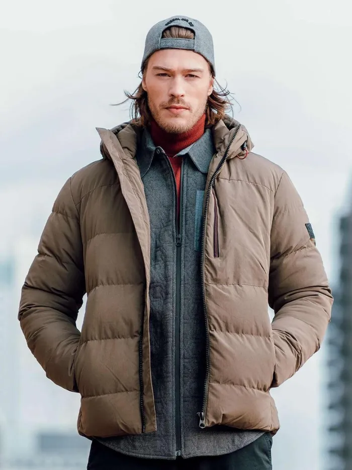 Men Jackets Petrol Industries Sustainable Jacket Dark Wood