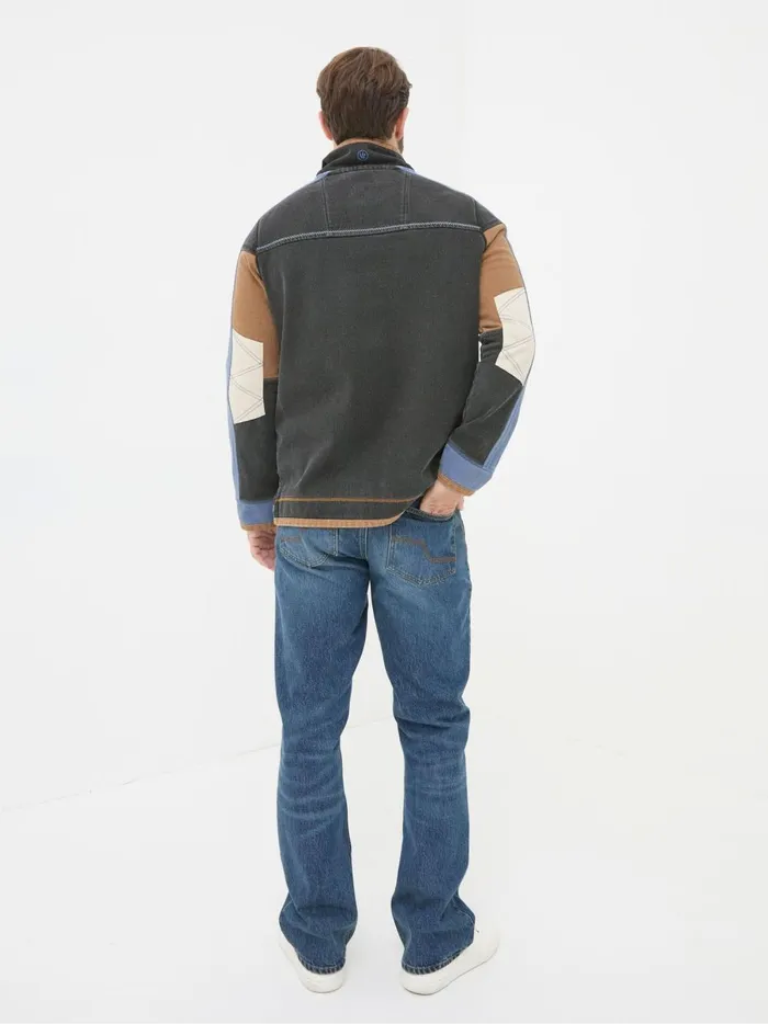 Men Jeans Fat Face Indigo Blue Bootcut Jeans