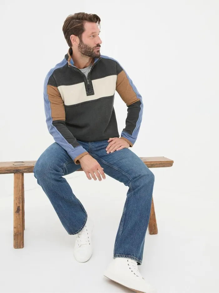 Men Jeans Fat Face Indigo Blue Bootcut Jeans
