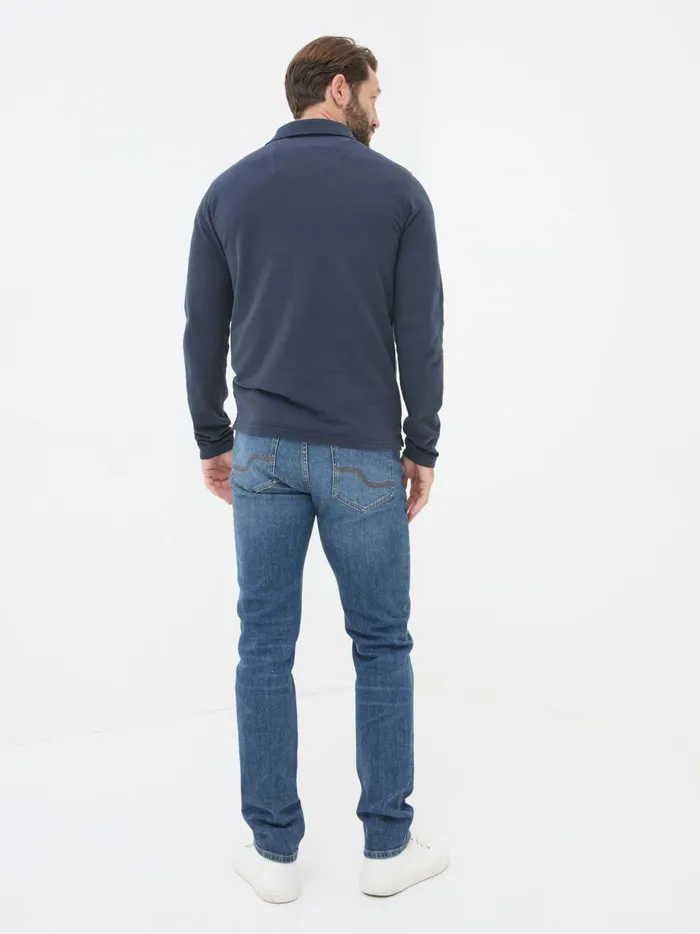 Men Jeans Fat Face Indigo Blue Slim Fit Jeans