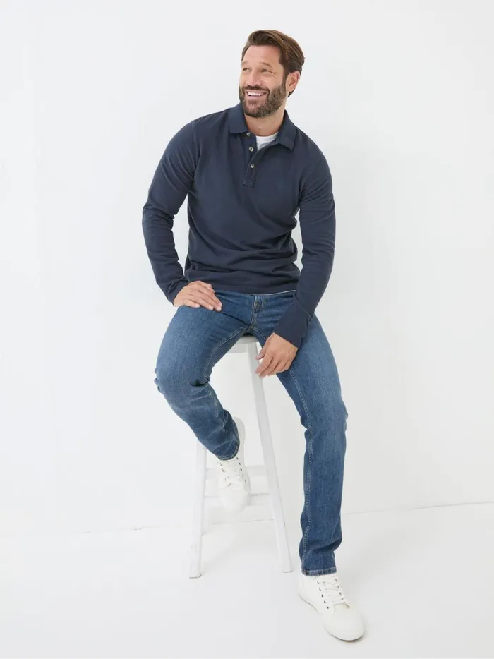 Men Jeans Fat Face Indigo Blue Slim Fit Jeans
