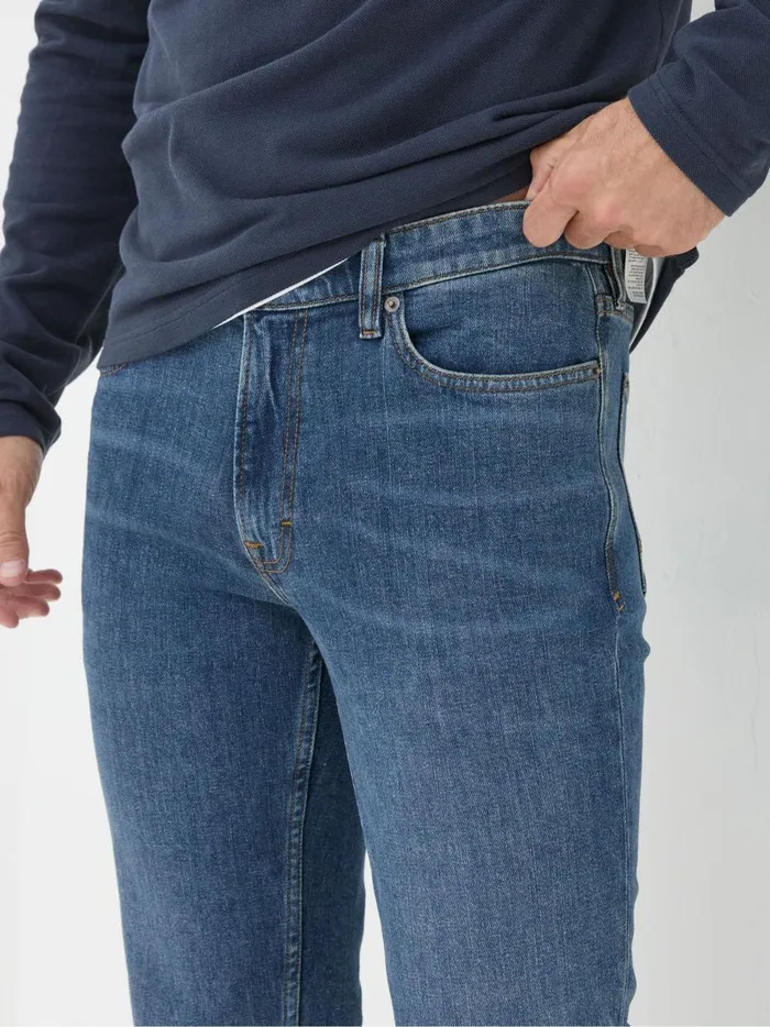 Men Jeans Fat Face Indigo Blue Slim Fit Jeans