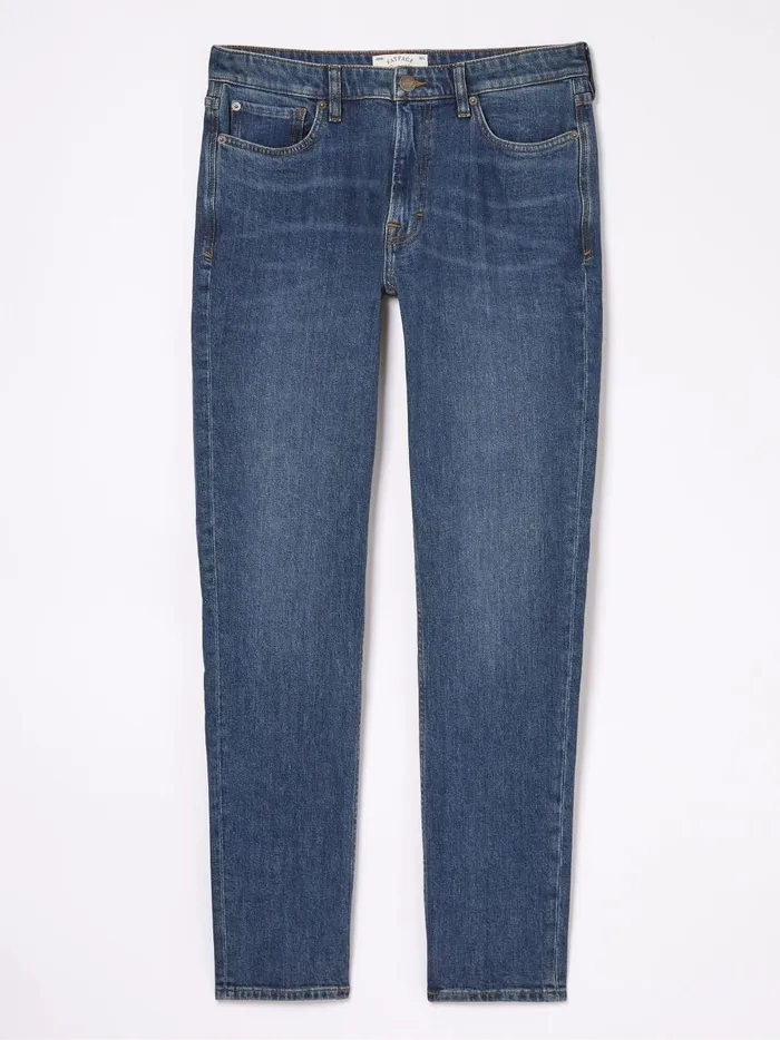 Men Jeans Fat Face Indigo Blue Slim Fit Jeans