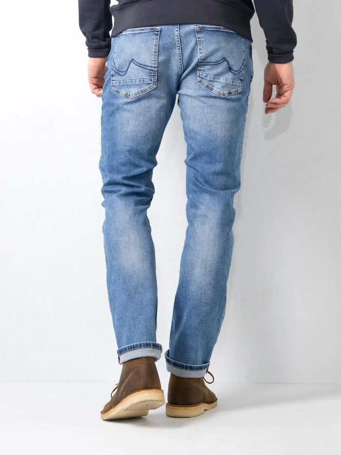 Men Jeans Petrol Industries Russel Regular TaperedFit Light Used