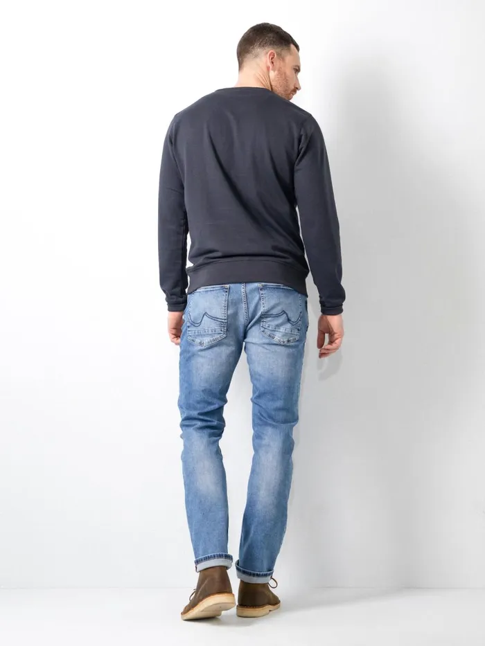Men Jeans Petrol Industries Russel Regular TaperedFit Light Used