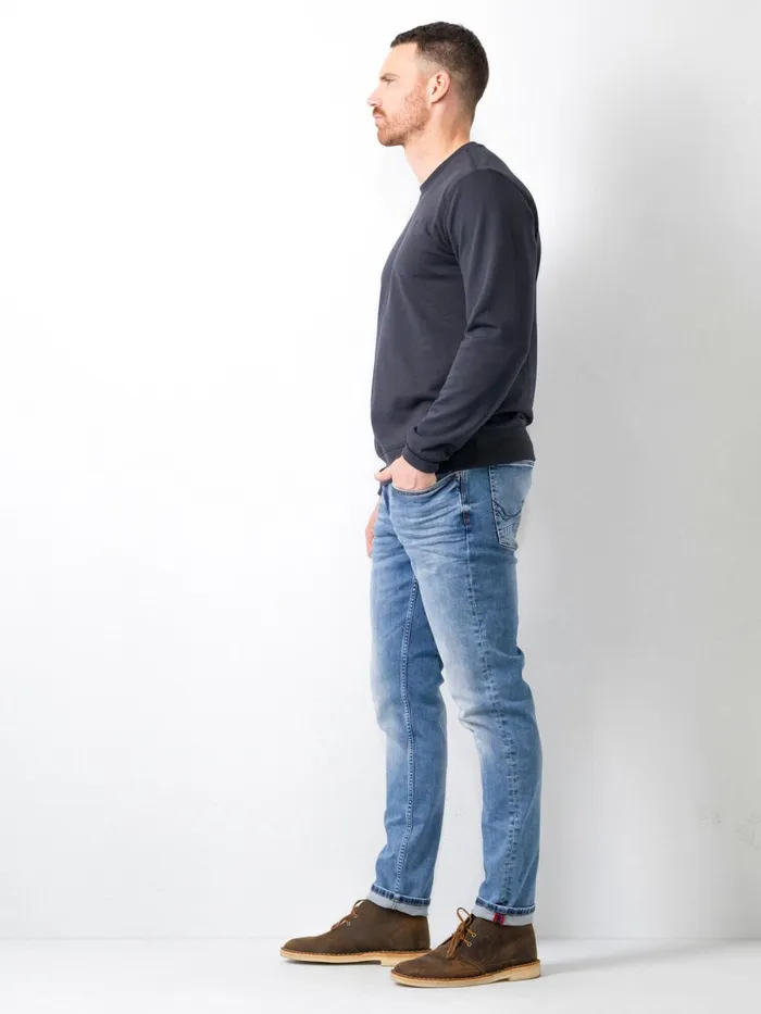 Men Jeans Petrol Industries Russel Regular TaperedFit Light Used