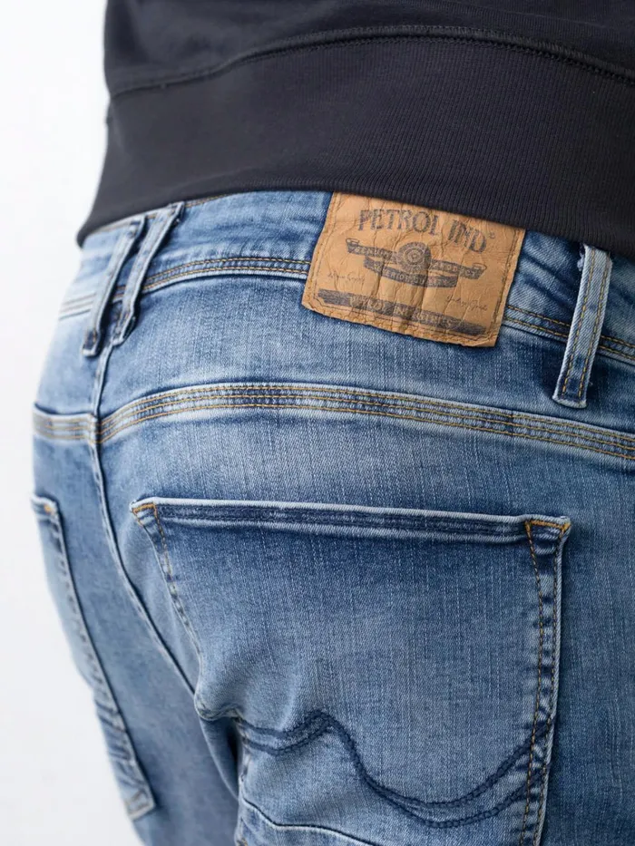 Men Jeans Petrol Industries Russel Regular TaperedFit Light Used