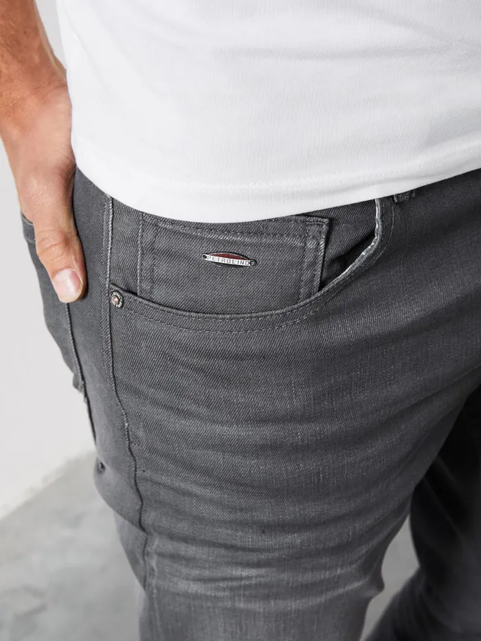 Men Jeans Petrol Industries Seaham Coated Jeans Medium Steel Men Jeans Petrol Industries Seaham Coated Jeans Medium Steel