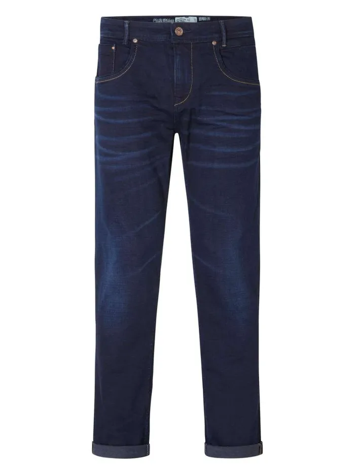 Men Jeans Petrol Industries TaperedFit Jeans Midnight Blue