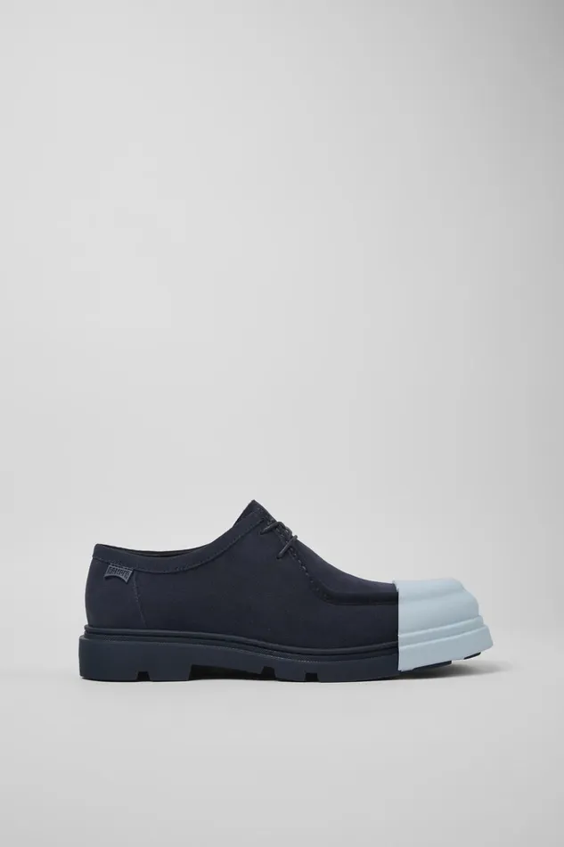 Men Junction Blue Nubuck Shoes Camper Formal Shoes