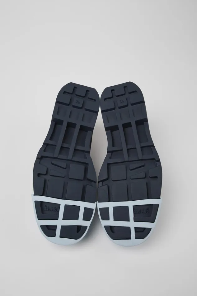 Men Junction Blue Nubuck Shoes Camper Formal Shoes Men Junction Blue Nubuck Shoes Camper Formal Shoes