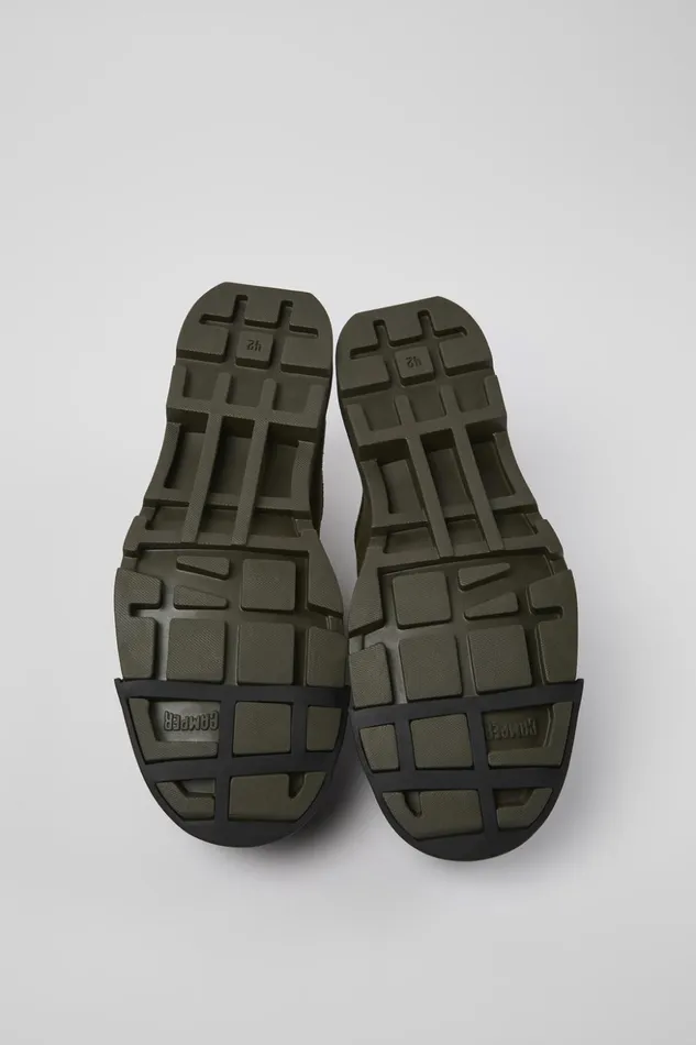 Men Junction Green Nubuck Wallabee Camper Formal Shoes Men Junction Green Nubuck Wallabee Camper Formal Shoes