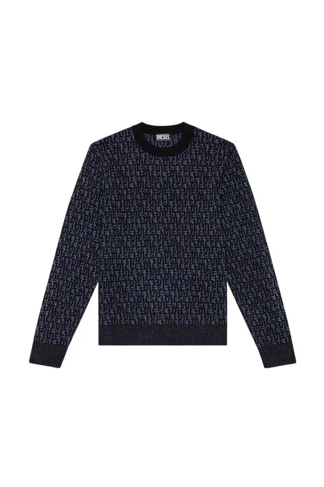 Men KObe Black Diesel Knitwear Men KObe Black Diesel Knitwear