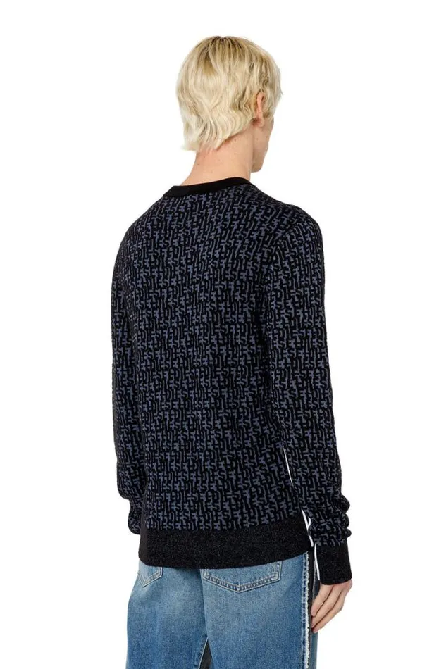 Men KObe Black Diesel Knitwear Men KObe Black Diesel Knitwear