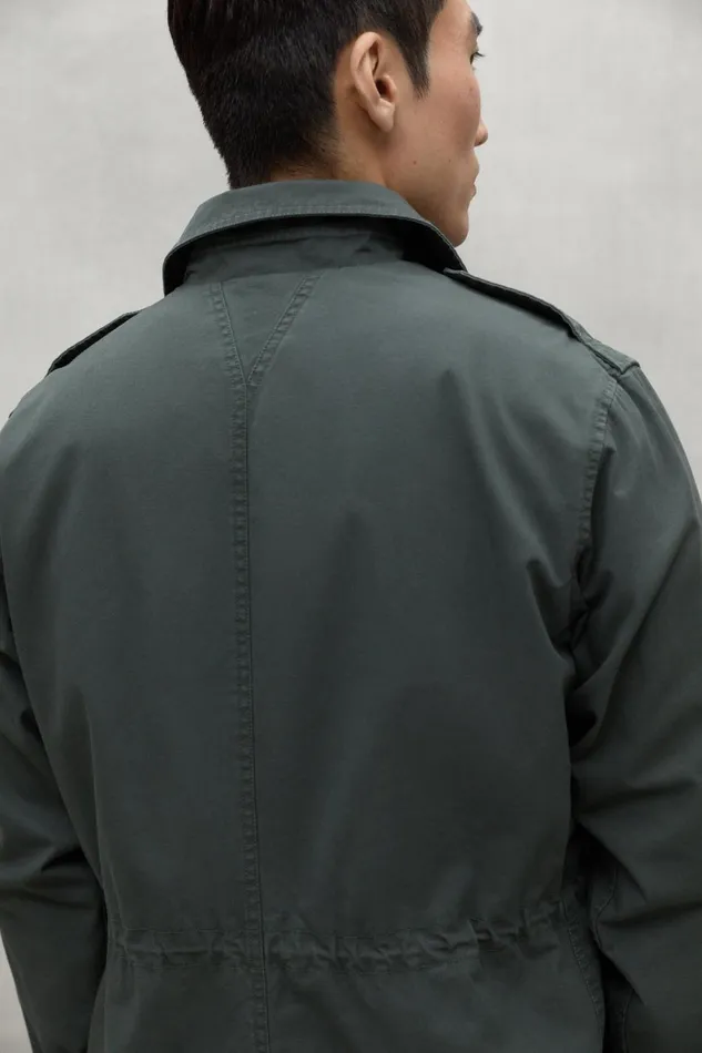 Men Khaki Lawu Jacket Ecoalf Coats And Jackets
