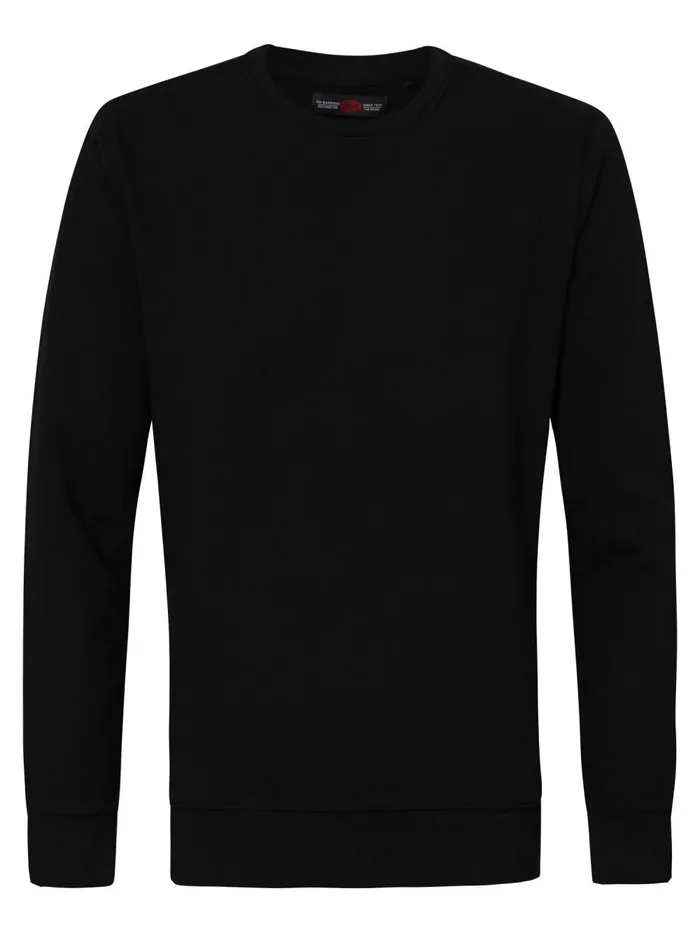 Men Knits and Sweats Petrol Industries Essential Crewneck Sweat Black