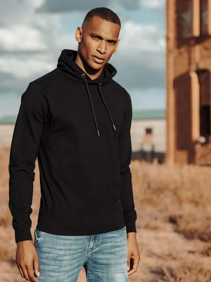 Men Knits and Sweats Petrol Industries Essential Hoodie Black