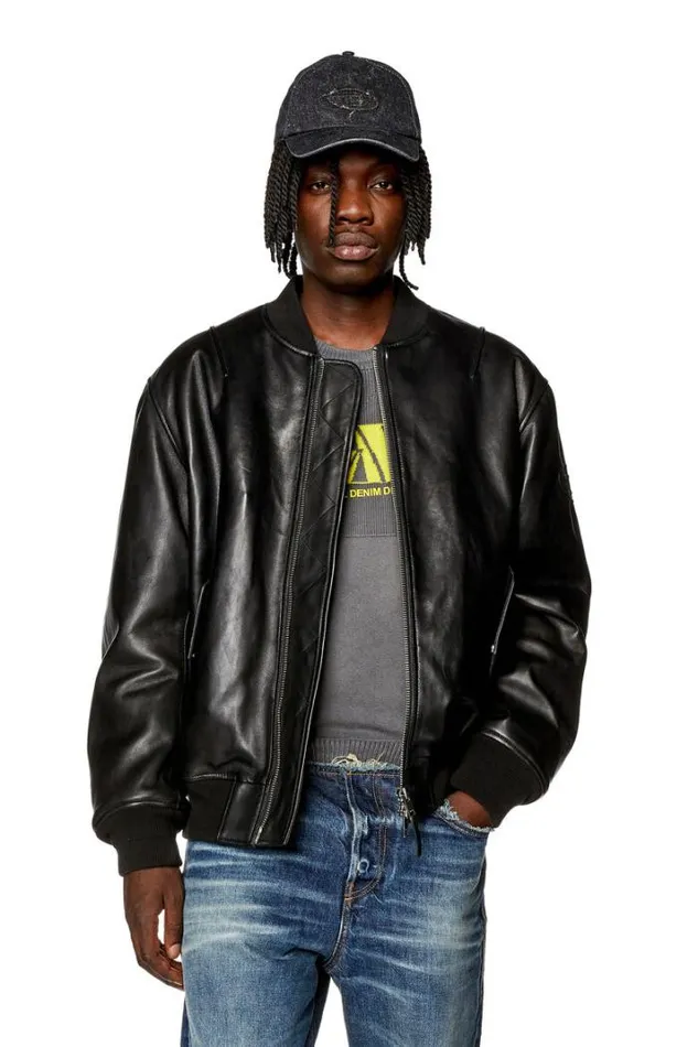 Men LPritts Black Diesel Outerwear And Jackets Men LPritts Black Diesel Outerwear And Jackets